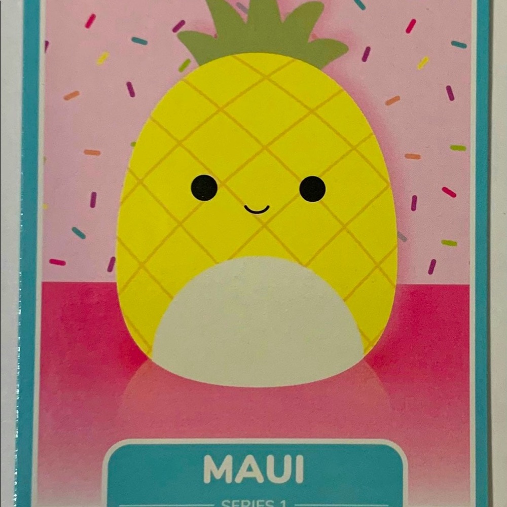 Maui Squishmallow trading card